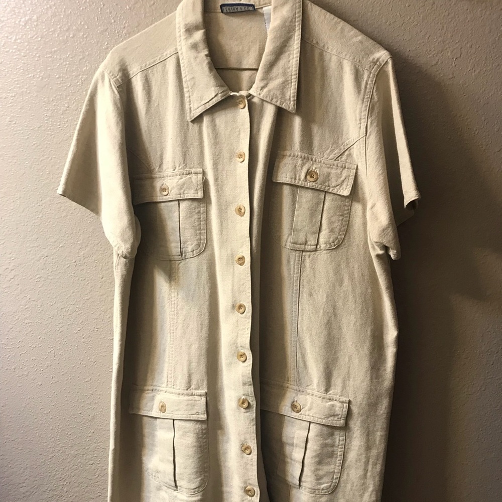 Button down dress